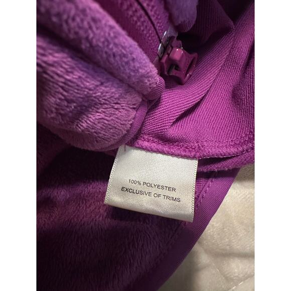 Peter Millar Full Zip Performance Vest Women's Size Medium Purple Faux Fur Golf - Picture 6 of 8